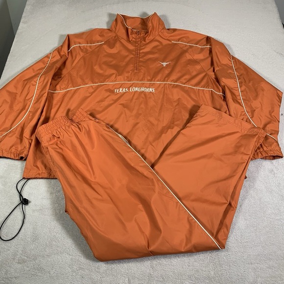 Nike Other - Vintage Texas Longhorns Track Suit Mens XL Burnt Orange Red Oak Jacket And Pants